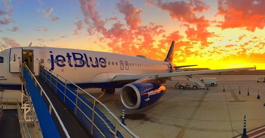 Самолёт авиакомпании&nbsp;JetBlue Airways. Фото: &copy; Instagram/JetBlue