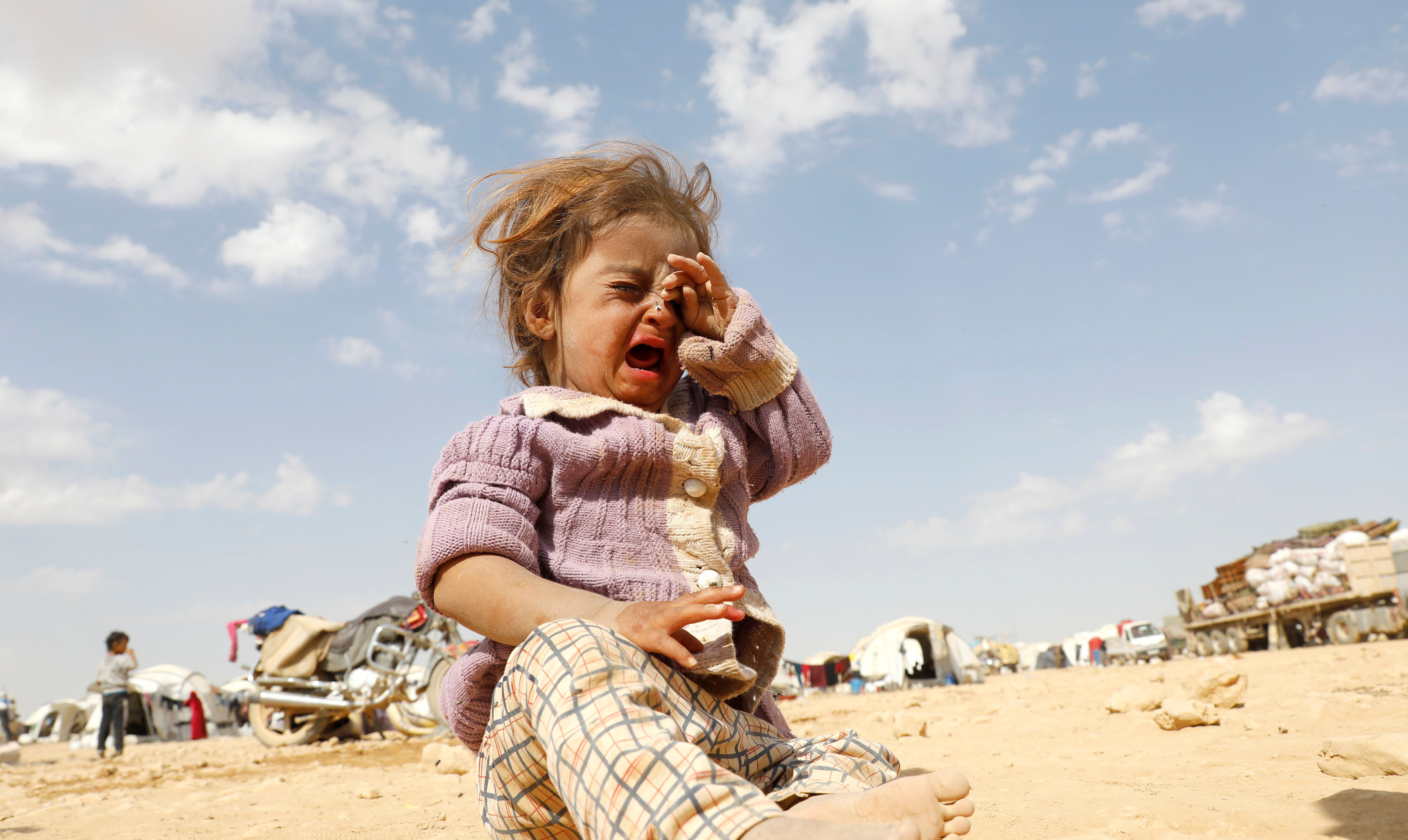 Девочка в лагере сирийских беженцев. Фото: &copy;&nbsp;REUTERS/Erik De Castro&nbsp;