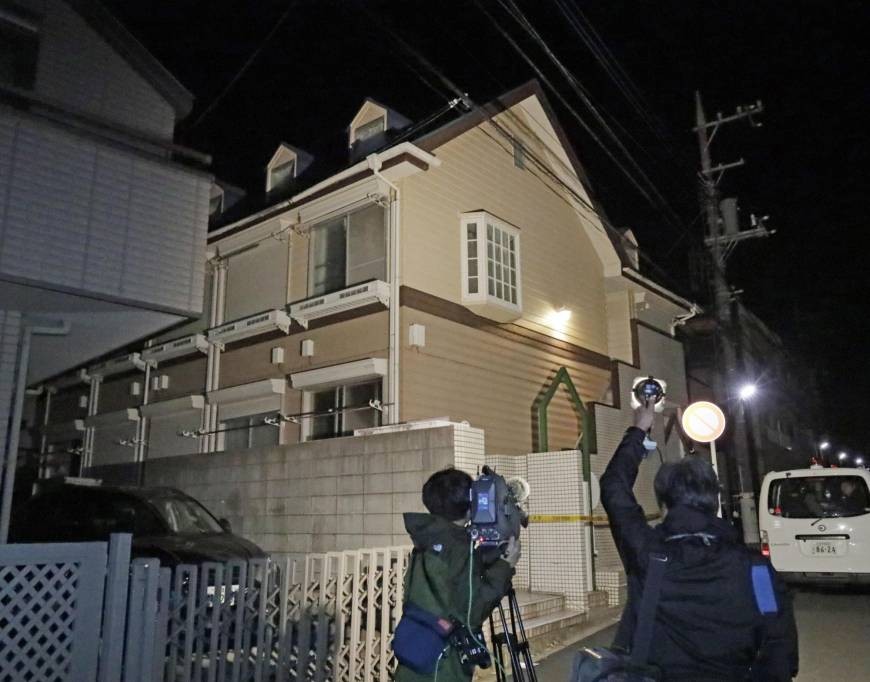 В этом доме нашли останки девяти человек. Фото: &copy;&nbsp;Kyodo