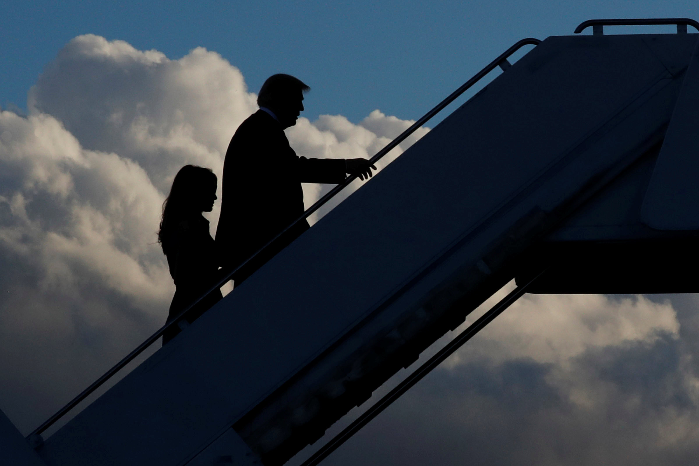 Дональд Трамп и его жена Меланья отправляются в девятидневное турне по Азии. Фото: &copy;&nbsp;REUTERS/Jonathan Ernst