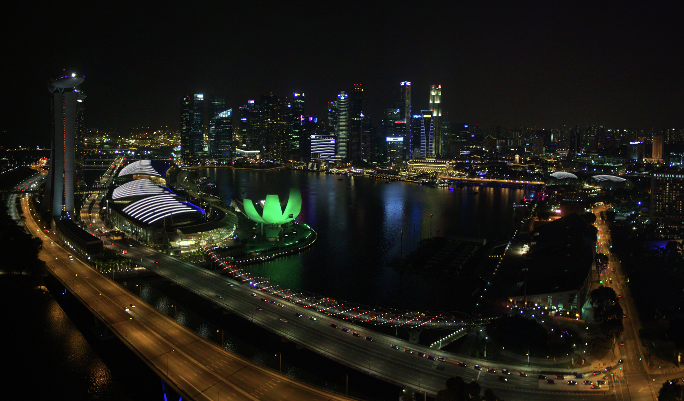Вид ночного Сингапура. Фото: © РИА Новости / Антон Денисов