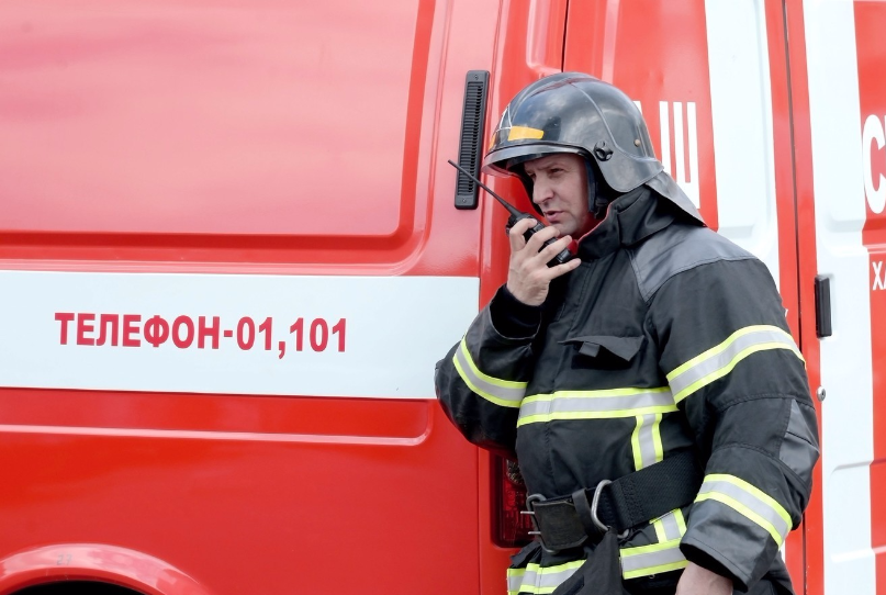Пожарный. Фото: &copy; РИА Новости/Игорь Онучин




