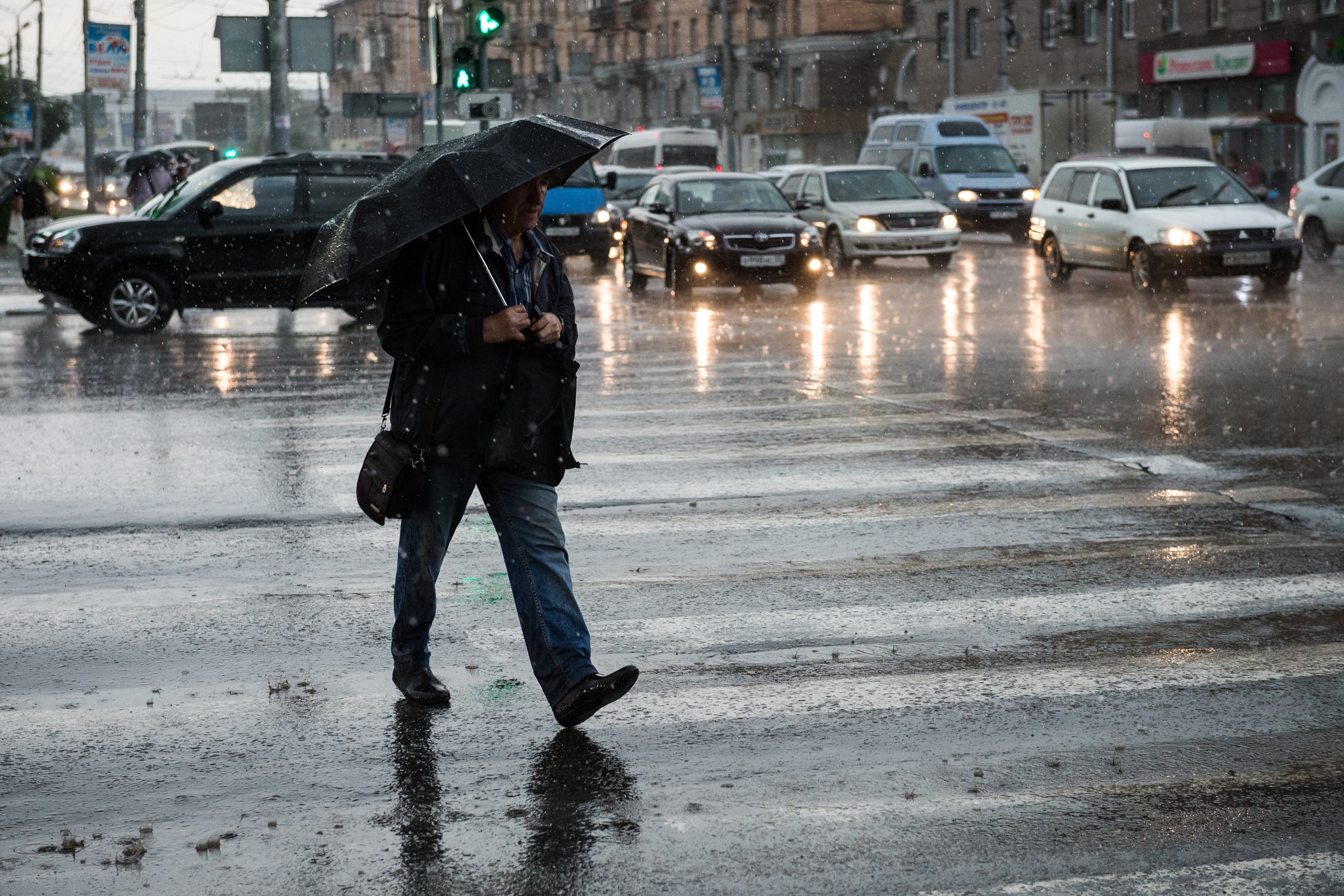 Пешеход. Фото: &copy; РИА Новости/Алексей Мальгавко