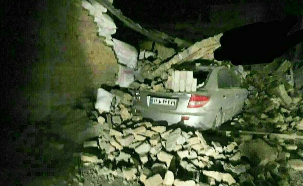 Последствия землетрясения в Ираке. Фото: &copy; Twitter/news_kurdii&rlm;