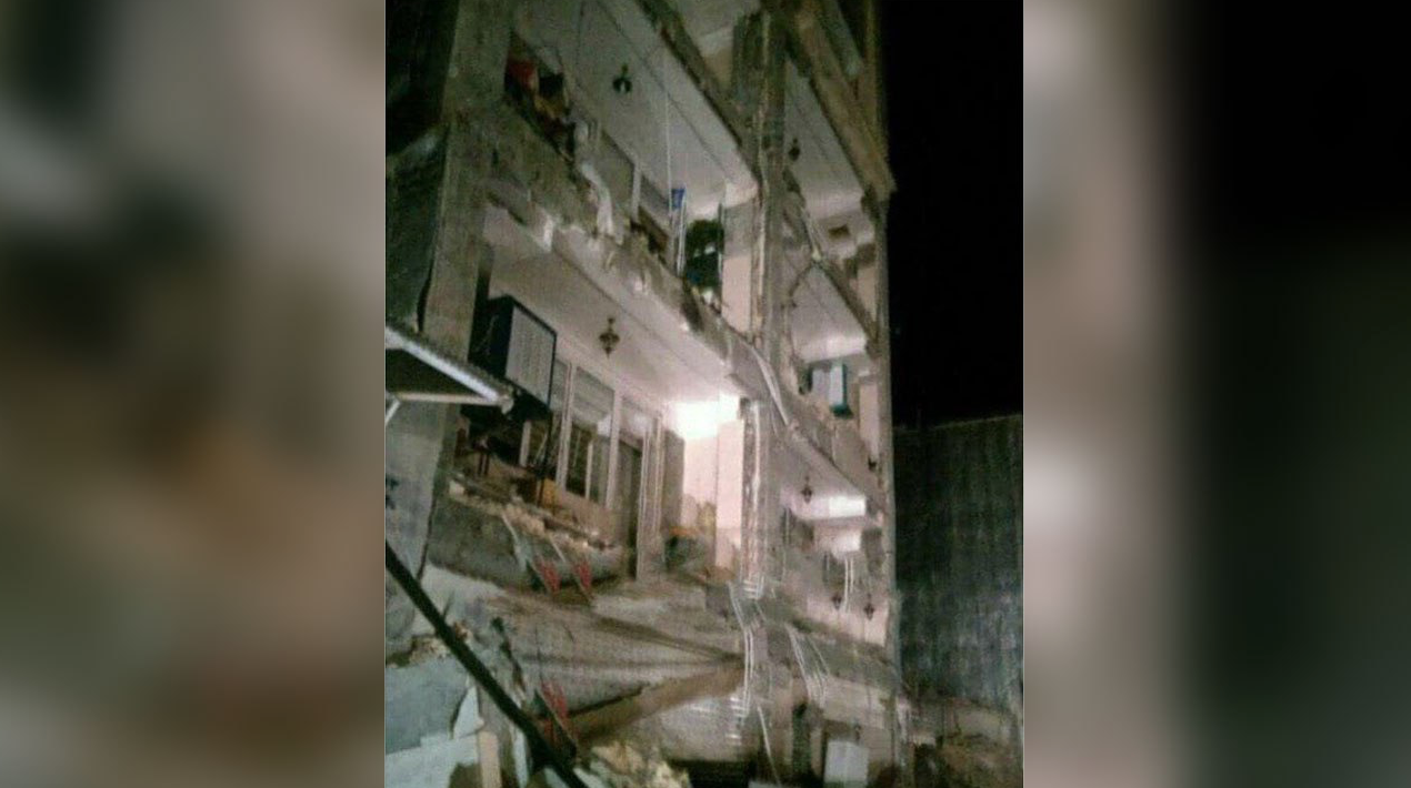 Последствия землетрясения в Ираке. Фото: &copy; Twitter/news_kurdii&rlm;




