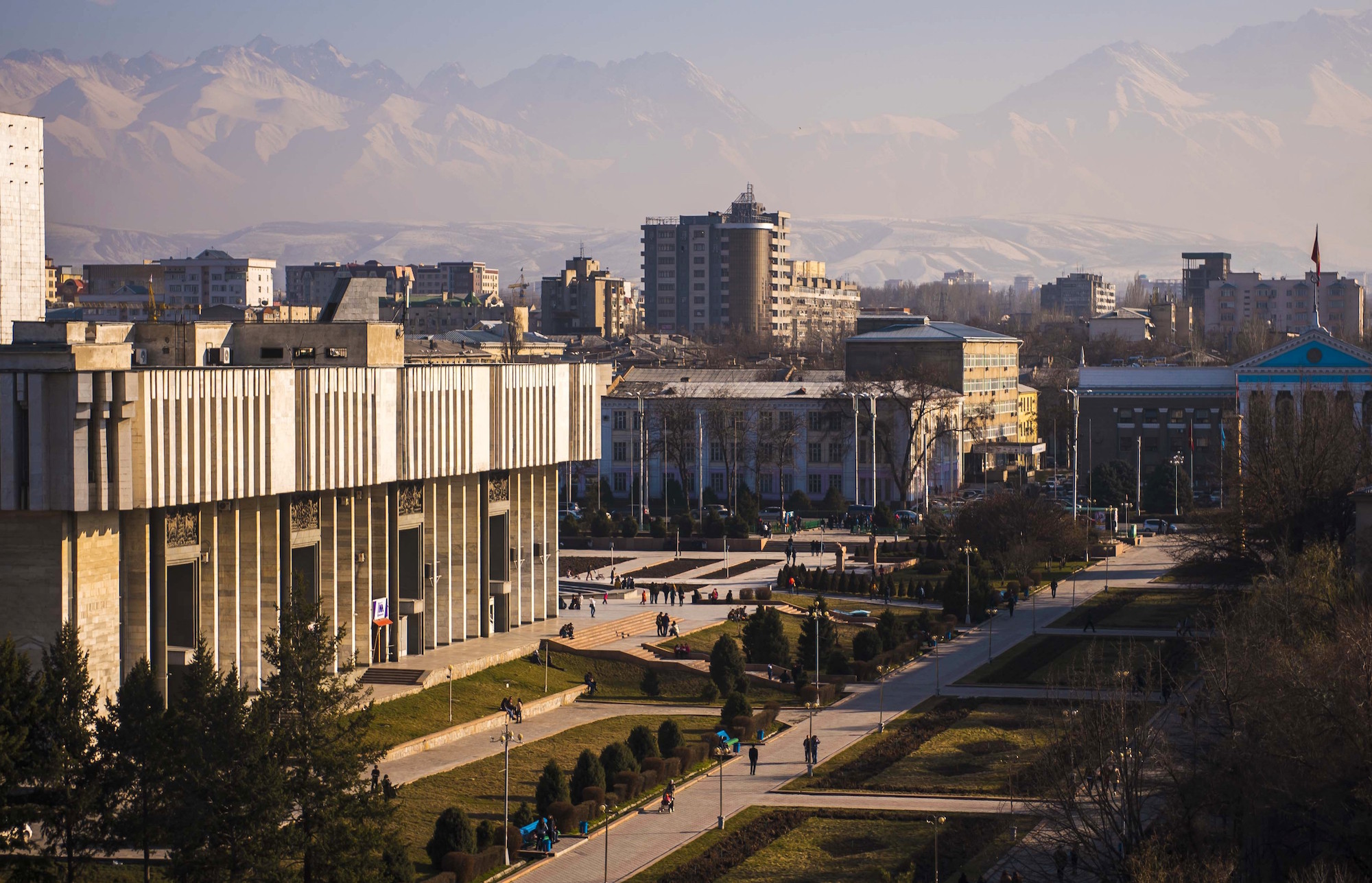 Панорамный вид на город Бишкек. Фото: &copy; РИА Новости/Табылды Кадырбеков