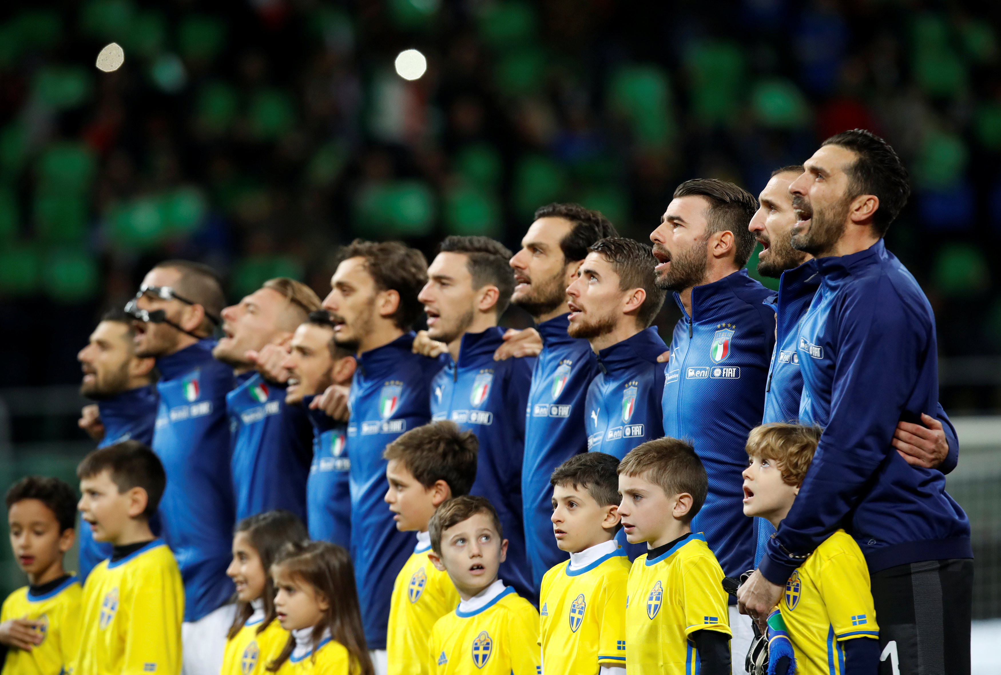 Сборная Италии по футболу. Фото: &copy; REUTERS/Alessandro Garofalo