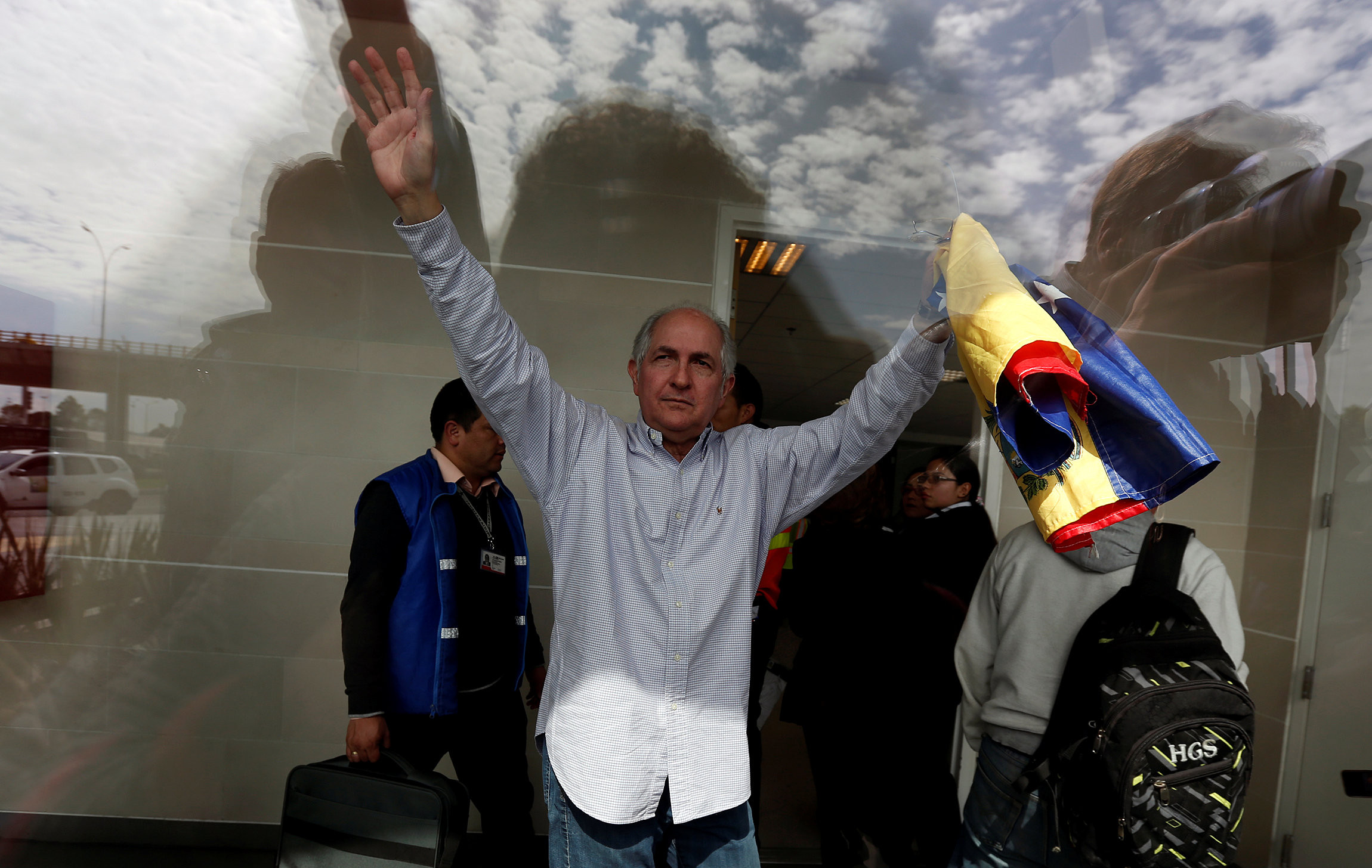 Сбежавший из Каракаса в Боготу венесуэльский оппозиционер Антонио Ледесма. Фото: &copy;&nbsp;REUTERS/Jaime Saldarriaga