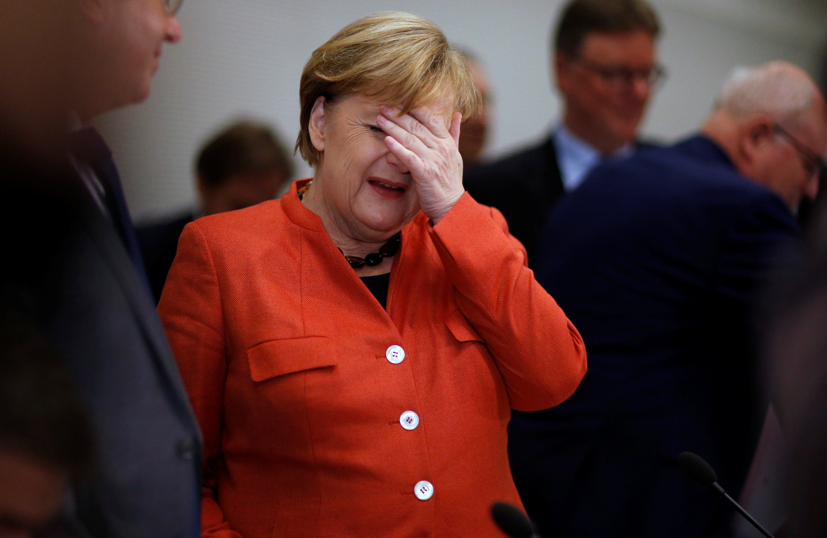 Ангела Меркель. Фото &copy; REUTERS/Axel Schmidt