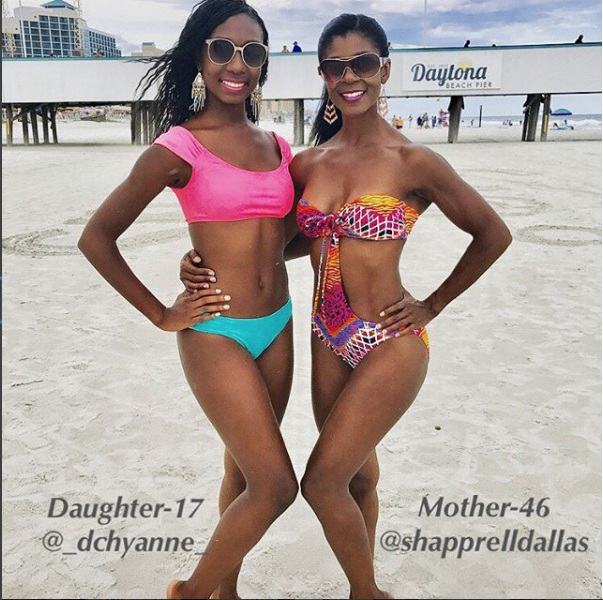 Фото @Instagram/ shapprelldallas Шаппрелл и её дочь Дестини