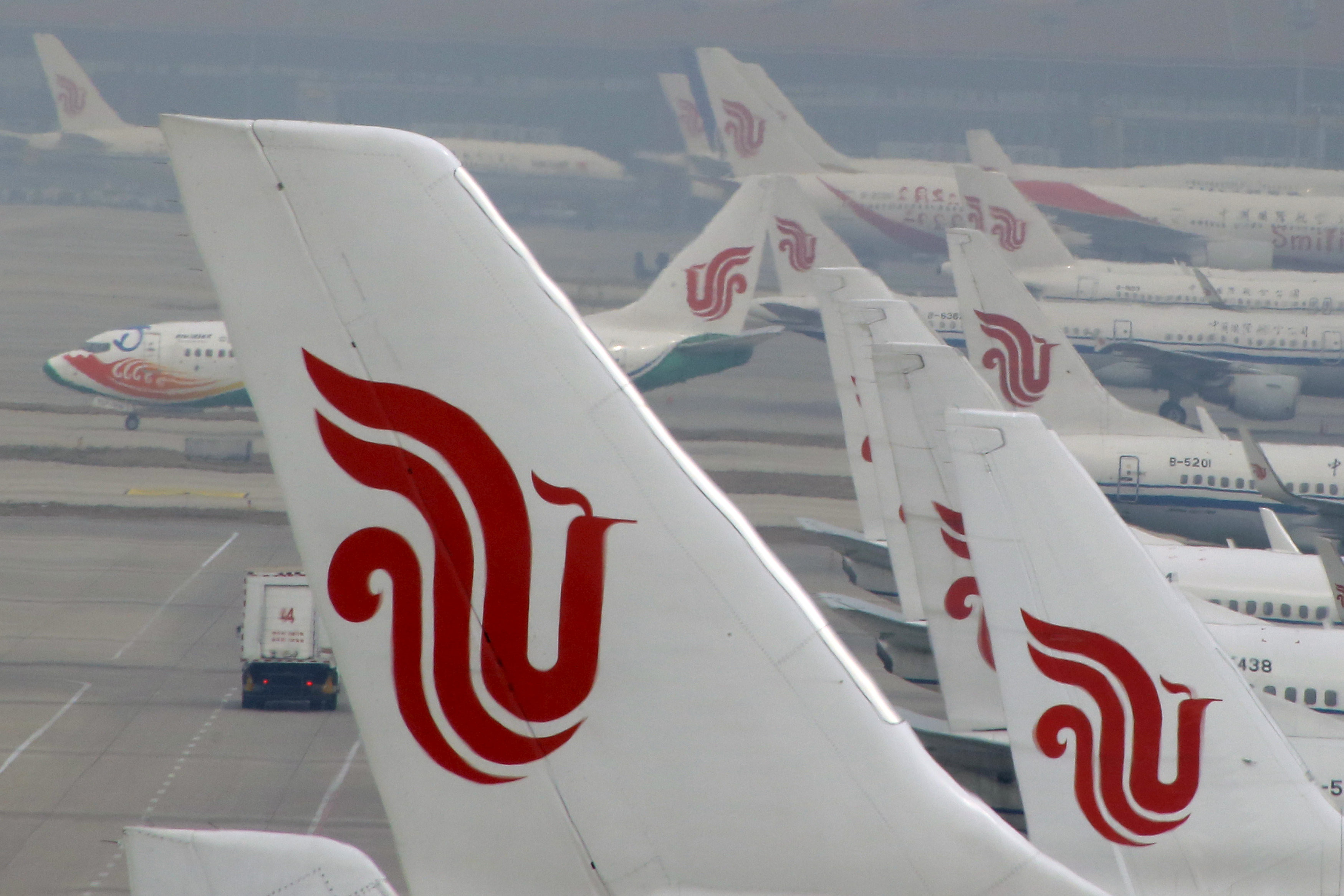 Самолёты авиакомпании Air China. Фото: &copy; REUTERS/Kim Kyung-Hoon
