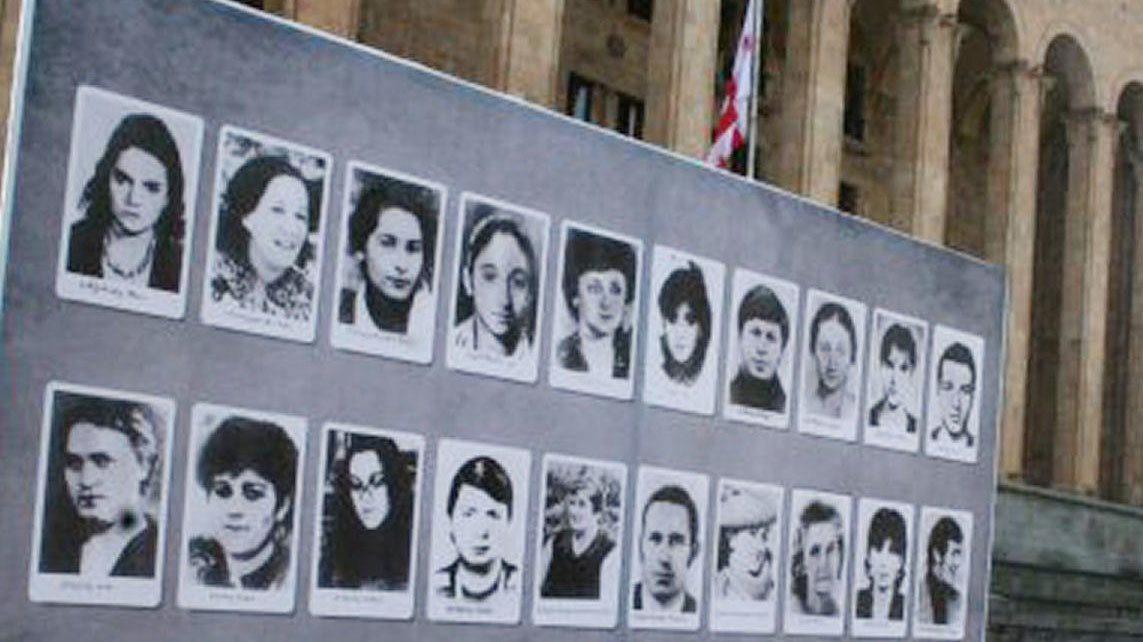 Фото жертв трагедии 9 апреля 1989 года (в основном женщины) в Тбилиси. Фото: © wikipedia.org