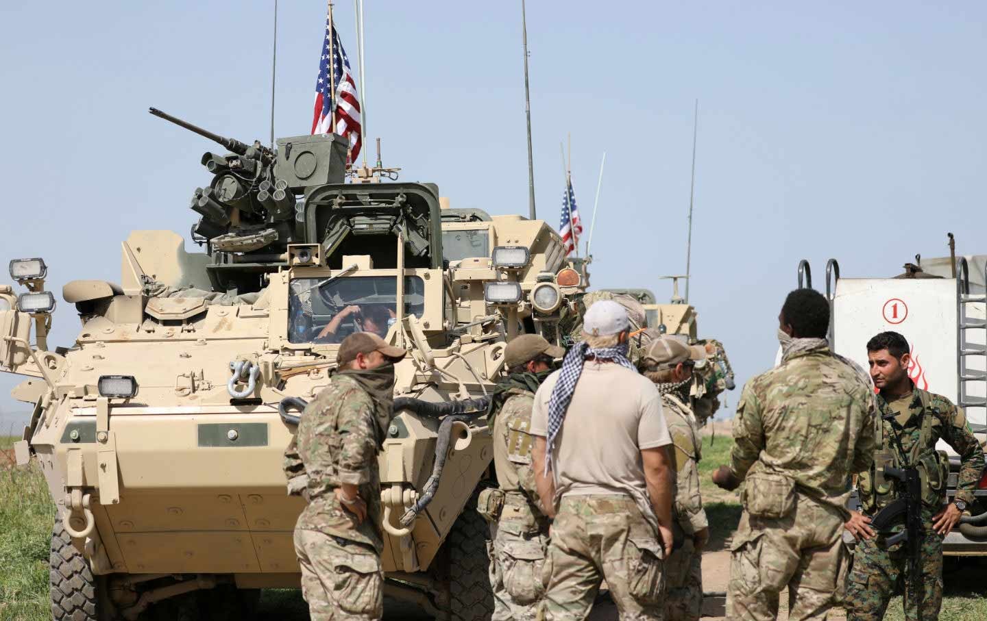 Американские военные в Сирии. Фото: &copy;&nbsp;REUTERS/Rodi Said