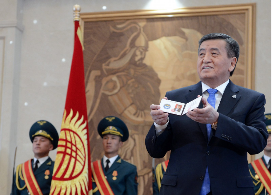 Новый президент Киргизии Сооронбай Жээнбеков Фото: &copy; Официальный сайт Президента КР/Султан Досалиев