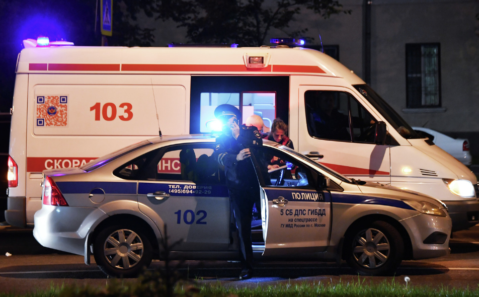 Автомобили полиции и скорой помощи в Москве. Фото: &copy; РИА Новости/Наталья Селиверстова
