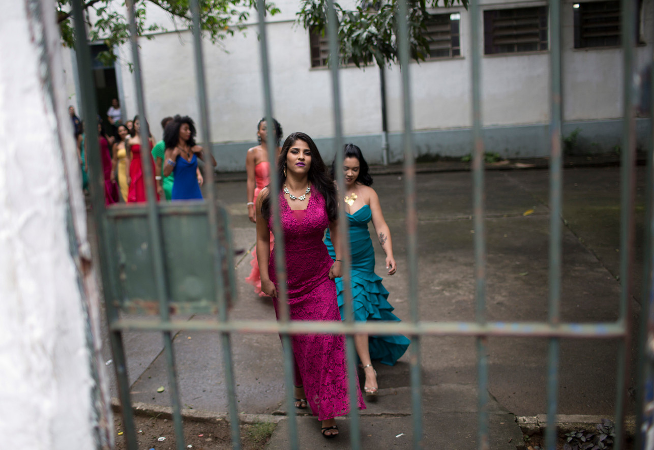 Ежегодный конкурс красоты в тюрьме Talavera Bruce завершился в Рио-де-Жанейро. Фото © REUTERS/Pilar Olivares