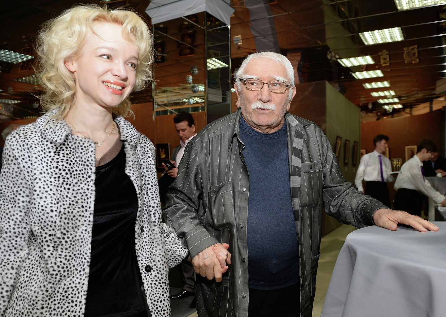 Актёр Армен Джигарханян с бывшей женой Виталиной. Фото &copy; РИА Новости/Екатерина Чеснокова
