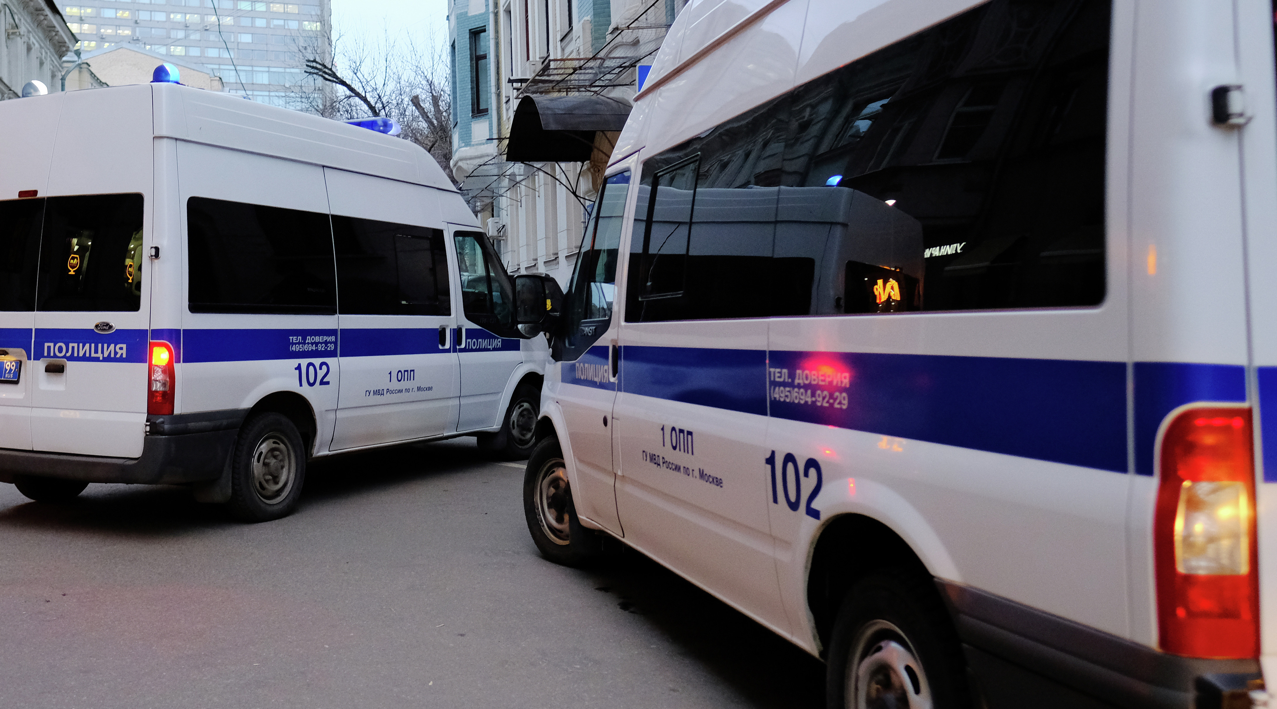 Автомобили полиции. Фото: &copy; РИА Новости