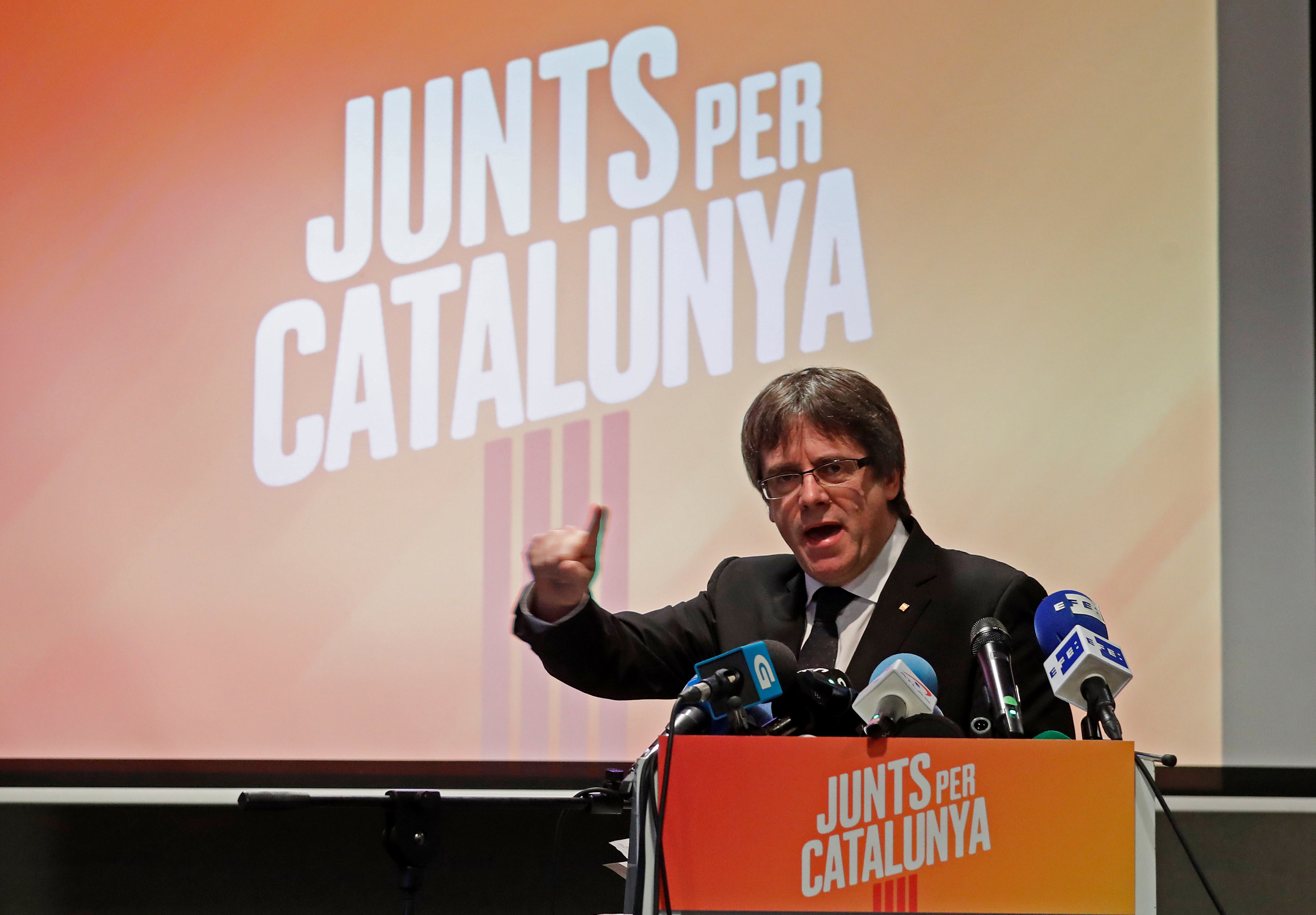 Экс-глава Каталонии Карлес Пучдемон. Фото: &copy; REUTERS/Yves Herman