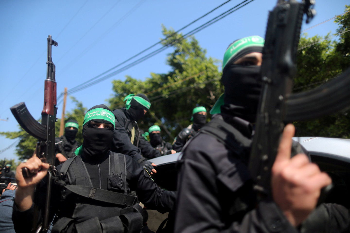 Члены группировки ХАМАС. Фото: &copy; REUTERS/Mohammed Salem