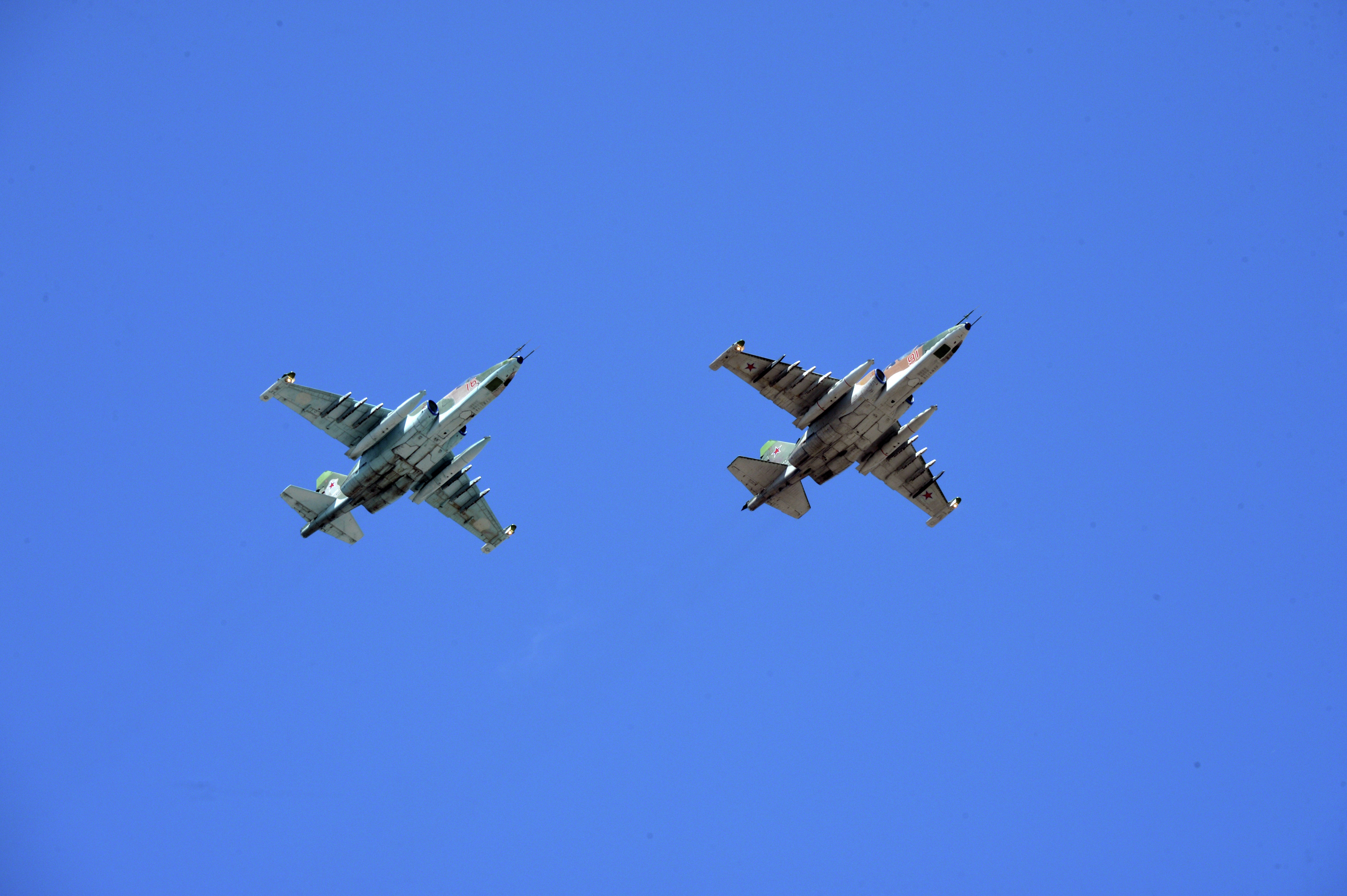 Российские штурмовики Су-25. Фото: &copy; РИА Новости