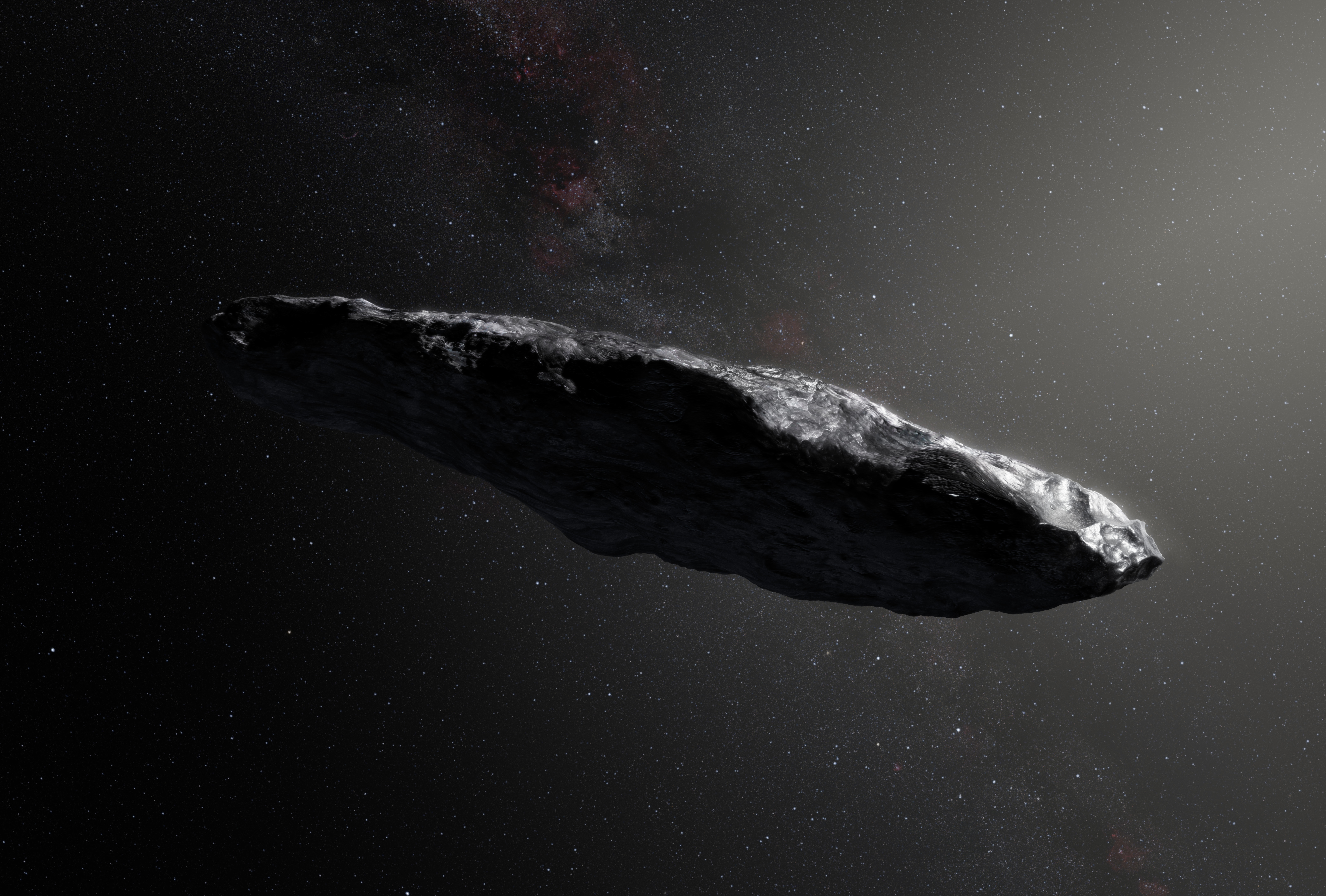 астероид Оумуамуа. Фото: &copy;ESO/M. Kornmesser