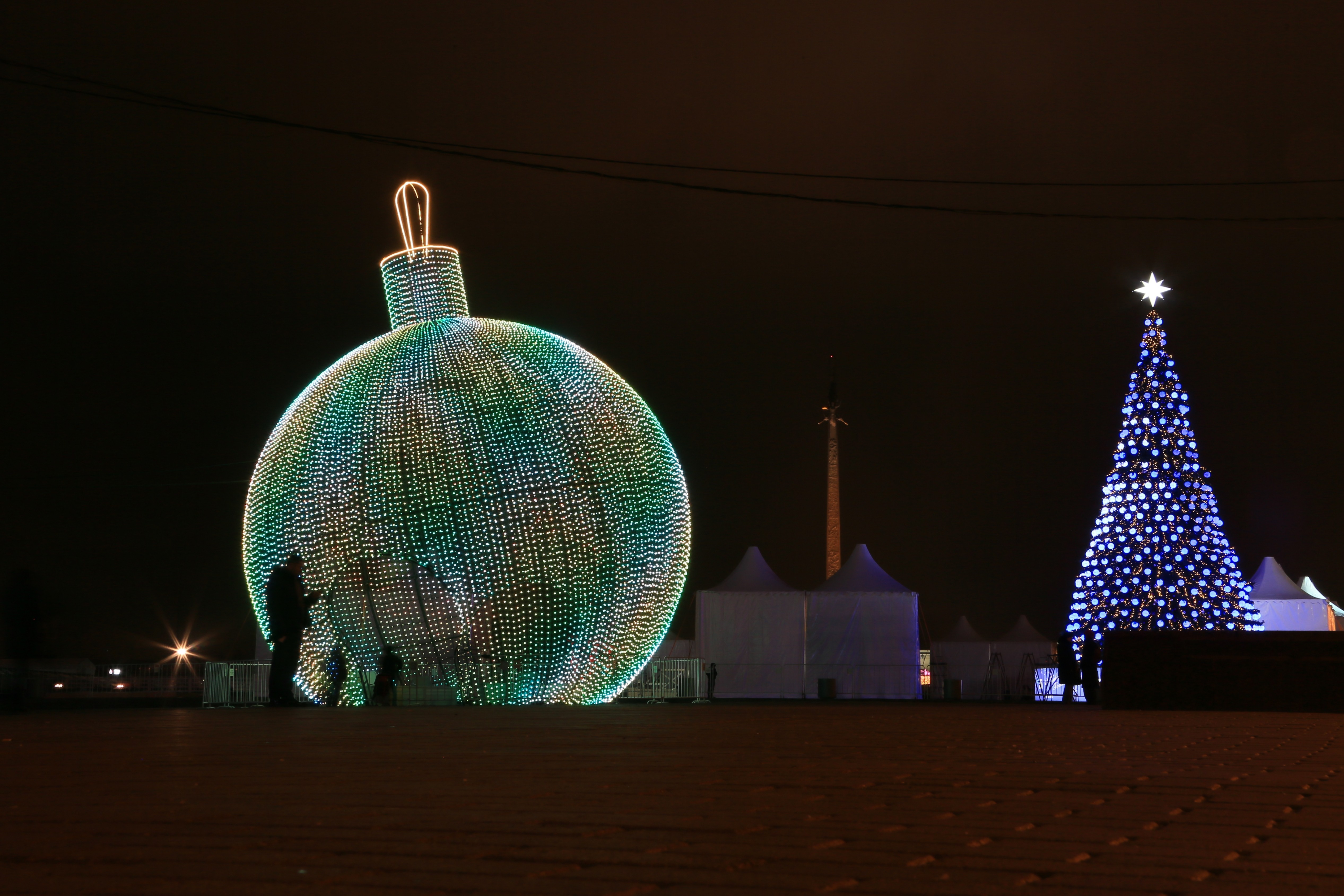 Новогодняя иллюминация в Москве. Фото: &copy;РИА Новости/Антон Денисов