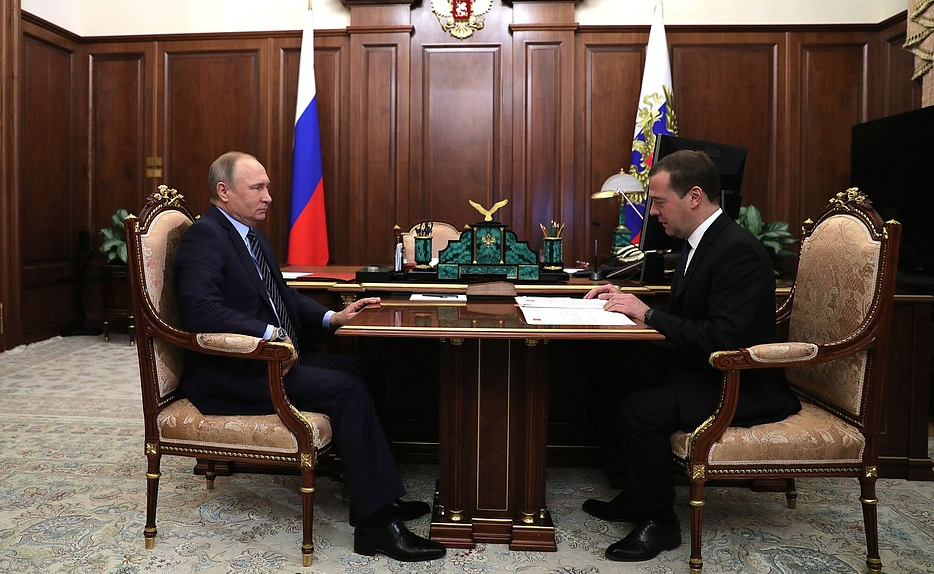 Владимир Путин и Дмитрий Медведев. Фото:&nbsp;&copy;&nbsp;kremlin.ru
