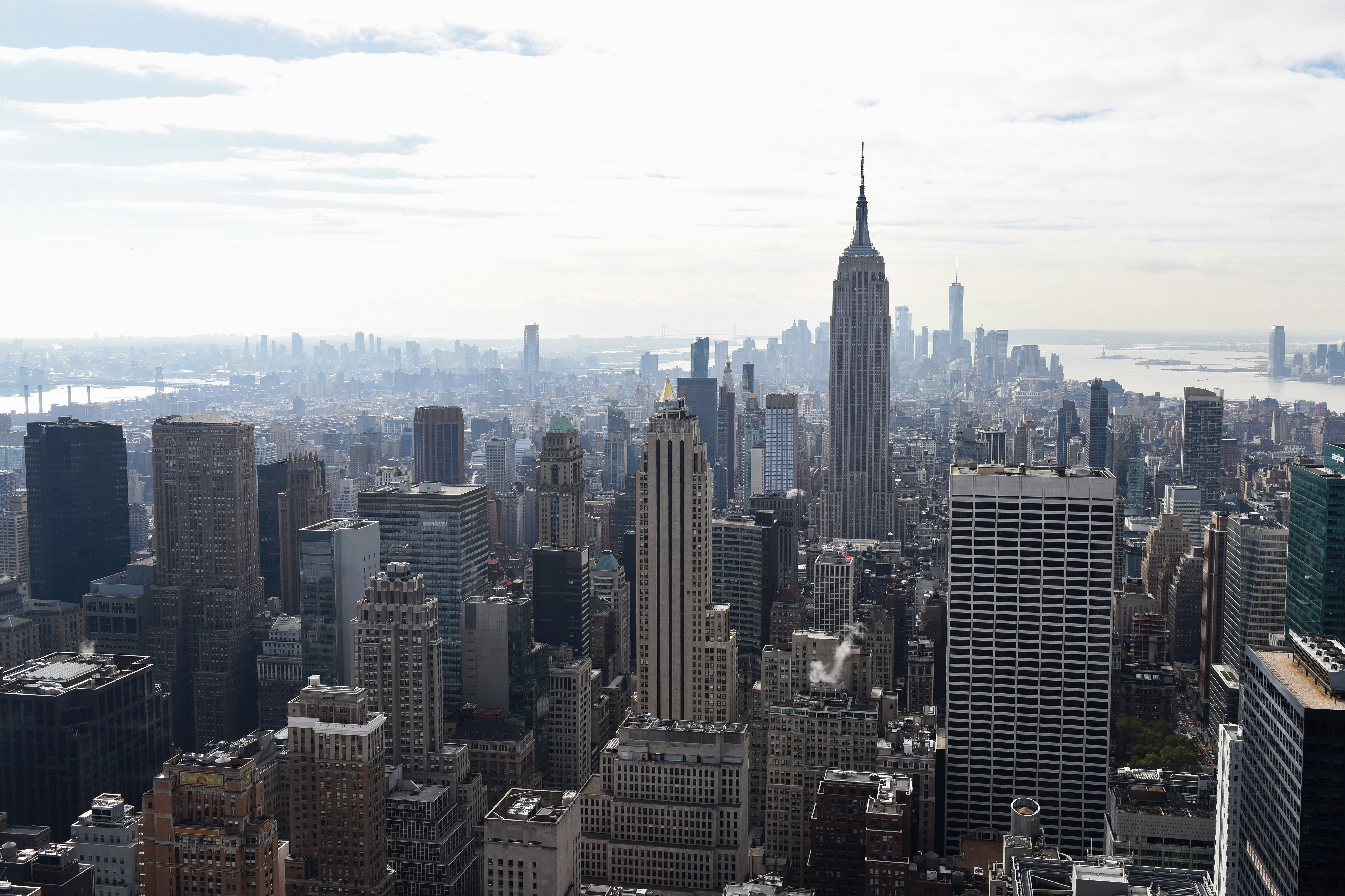 Эмпайр-стейт-билдинг в Нью-Йорке на острове Манхэттен. Фото: &copy; РИА Новости/Екатерина Чеснокова