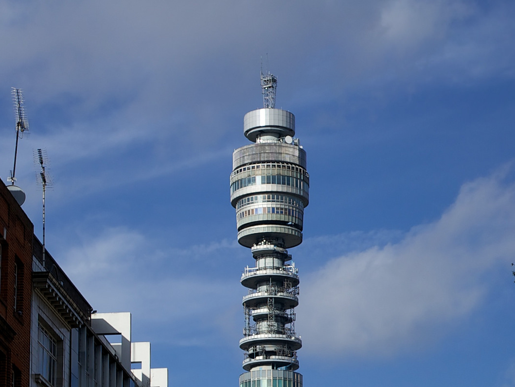 Телевизионная вышка в Лондоне BT Tower. Фото &copy; Flickr/Paul Hudson