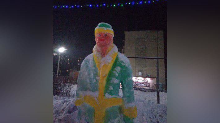 Та самая снегурочка. Фото: группа "Карабаш | Karabash City" во "ВКонтакте"