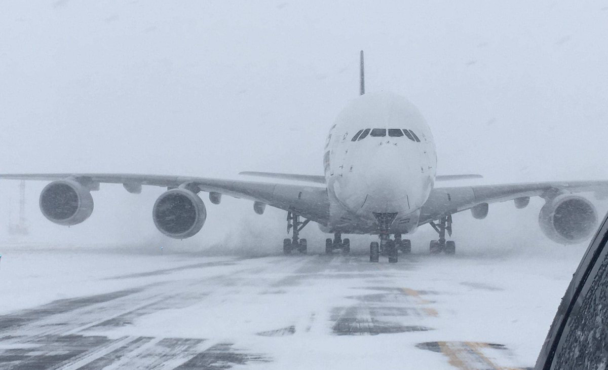 Самолёт в аэропорту Нью-Йорка. Фото: &copy; REUTERS/Courtesy of Stewart Airport