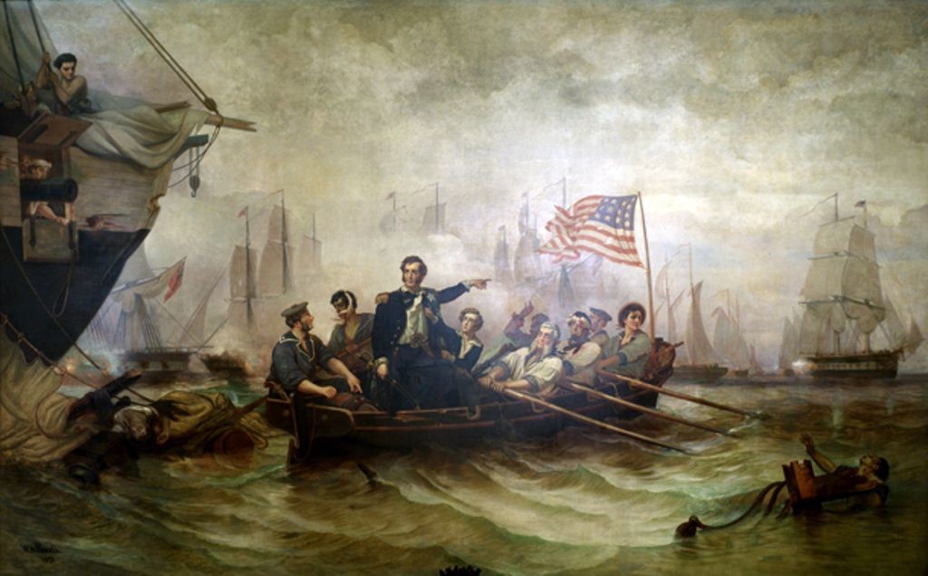 "Битва на озере Эри", Уильям Генри Пауэлл, 1865 г. Фото: © Википедия