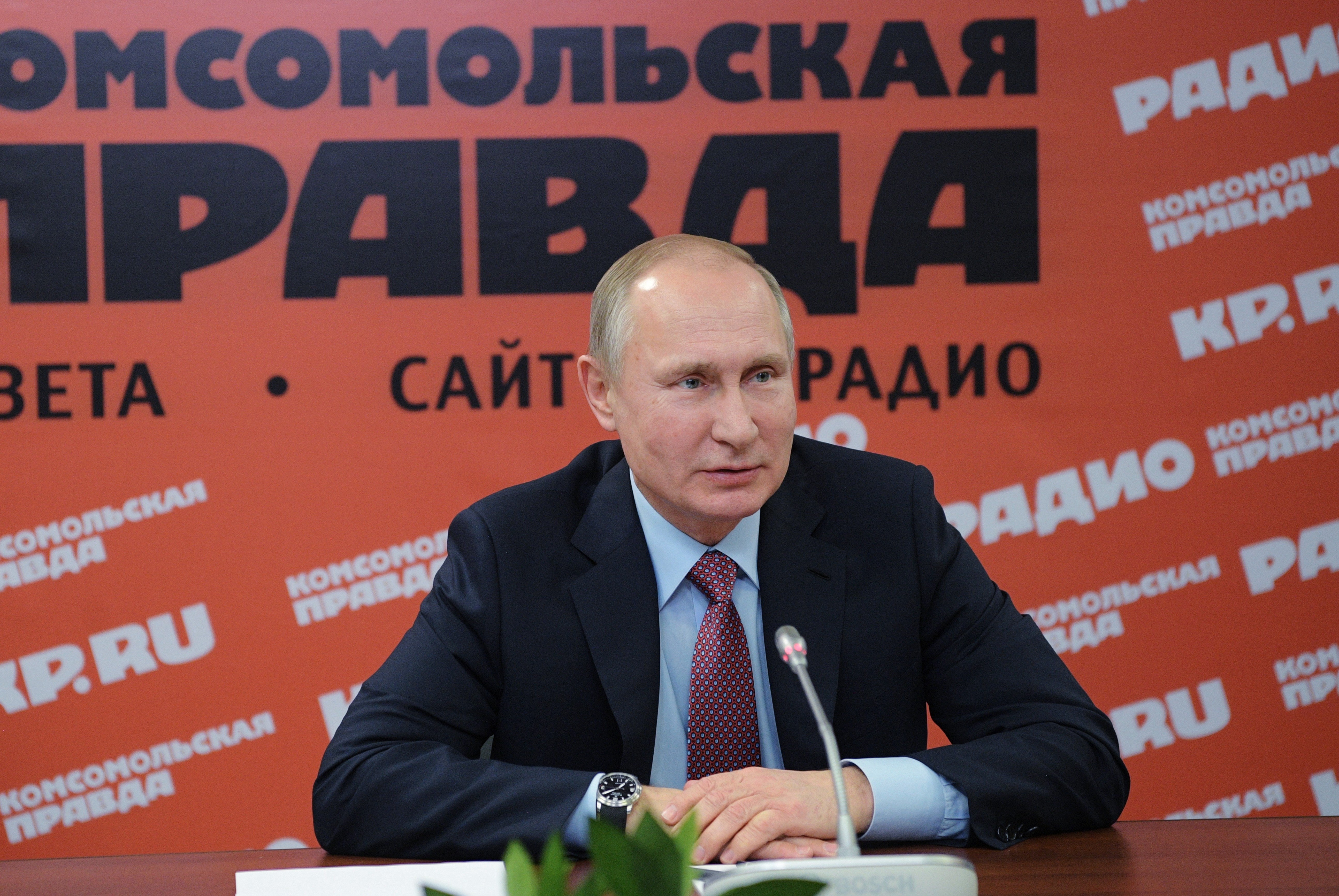 Презмдент РФ Владимир Путин. Фото: &copy;РИА Новости/Алексей Дружинин