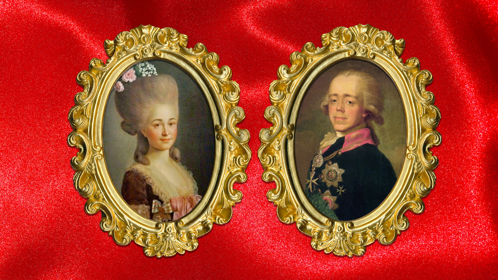 Екатерина Нелидова ии Павел I. Коллаж © L!FE. Фото © Wikimedia Commons