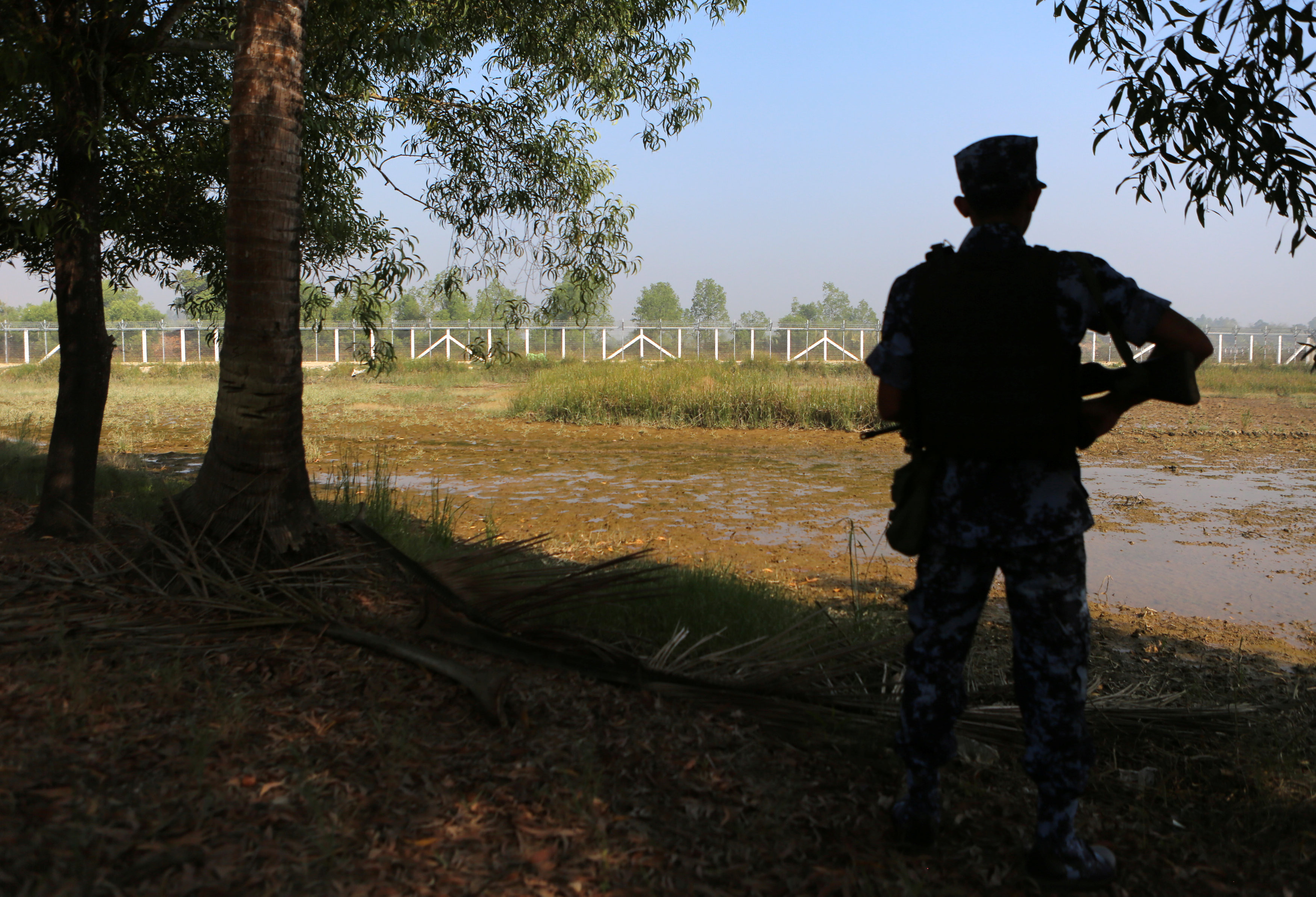 Полицейский в Мьянме. Фото: &copy; REUTERS