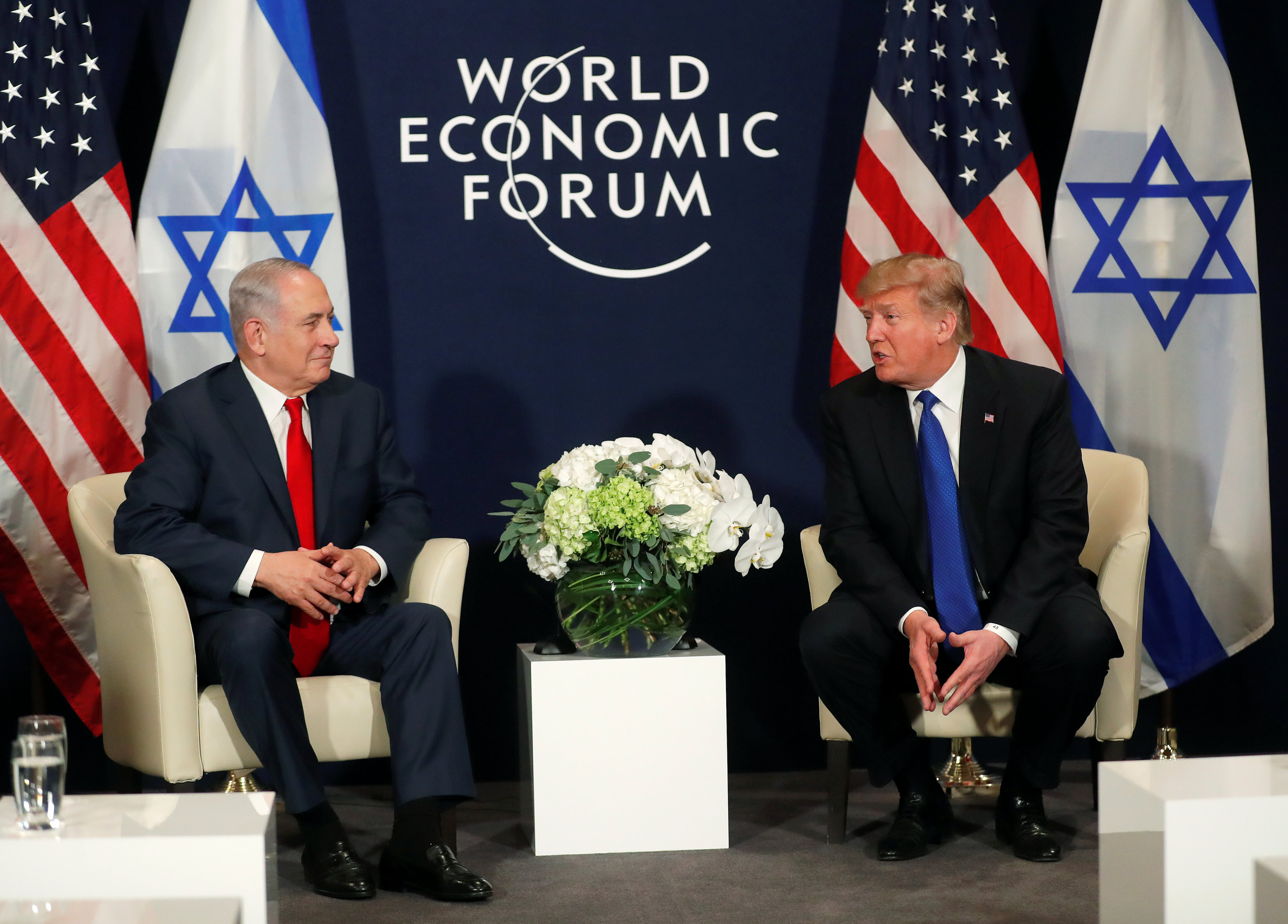 Премьер-министр Израиля Биньямин Нетаньяху и президент США Дональд Трамп. Фото: &copy;&nbsp;REUTERS/Carlos Barria