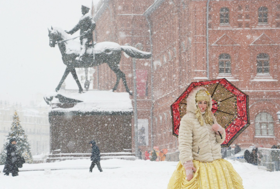 Снегопад в Москве. Фото: &copy;РИА Новости/Илья Питалев