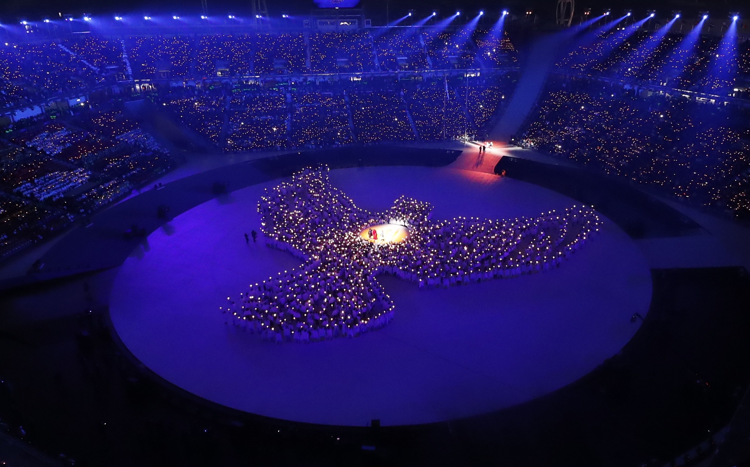 Голубь — символ мира во всём мире и месседж Олимпиады-2018. Фото: © REUTERS/Pawel Kopczynski