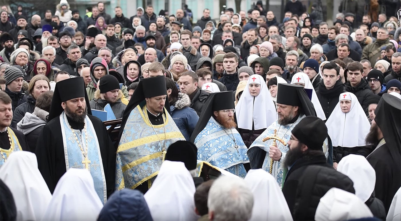 Фото: © Кадр из видео YouTube/Українська Православна Церква