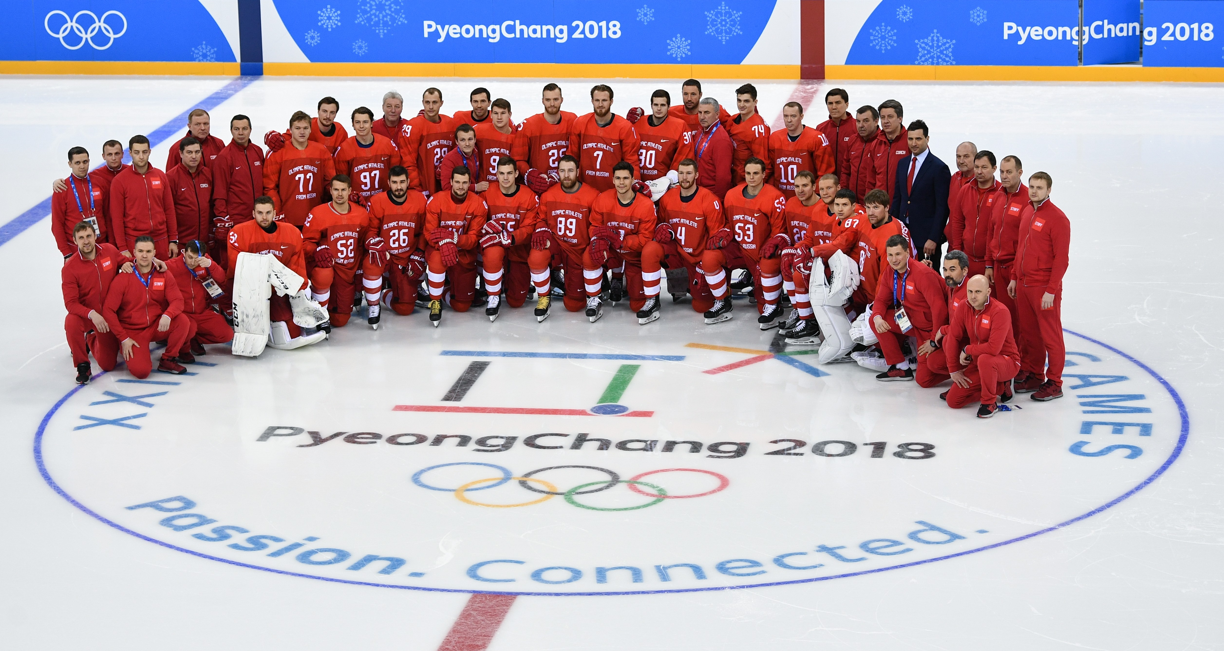 Российские хоккеисты сегодня прибыли в Олимпийскую деревню и уже успели опробовать лёд. Фото: ©РИА Новости/Александр Вильф