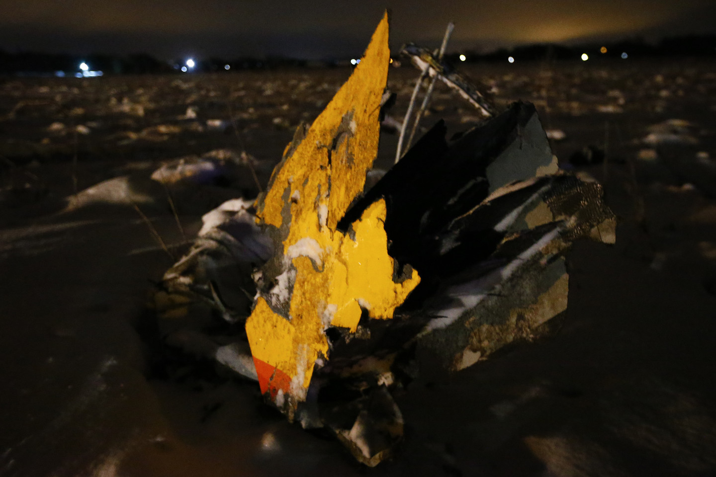 Обломки самолёта Ан-148 в Подмосковье. Фото: &copy; REUTERS/Sergei Karpukhin


