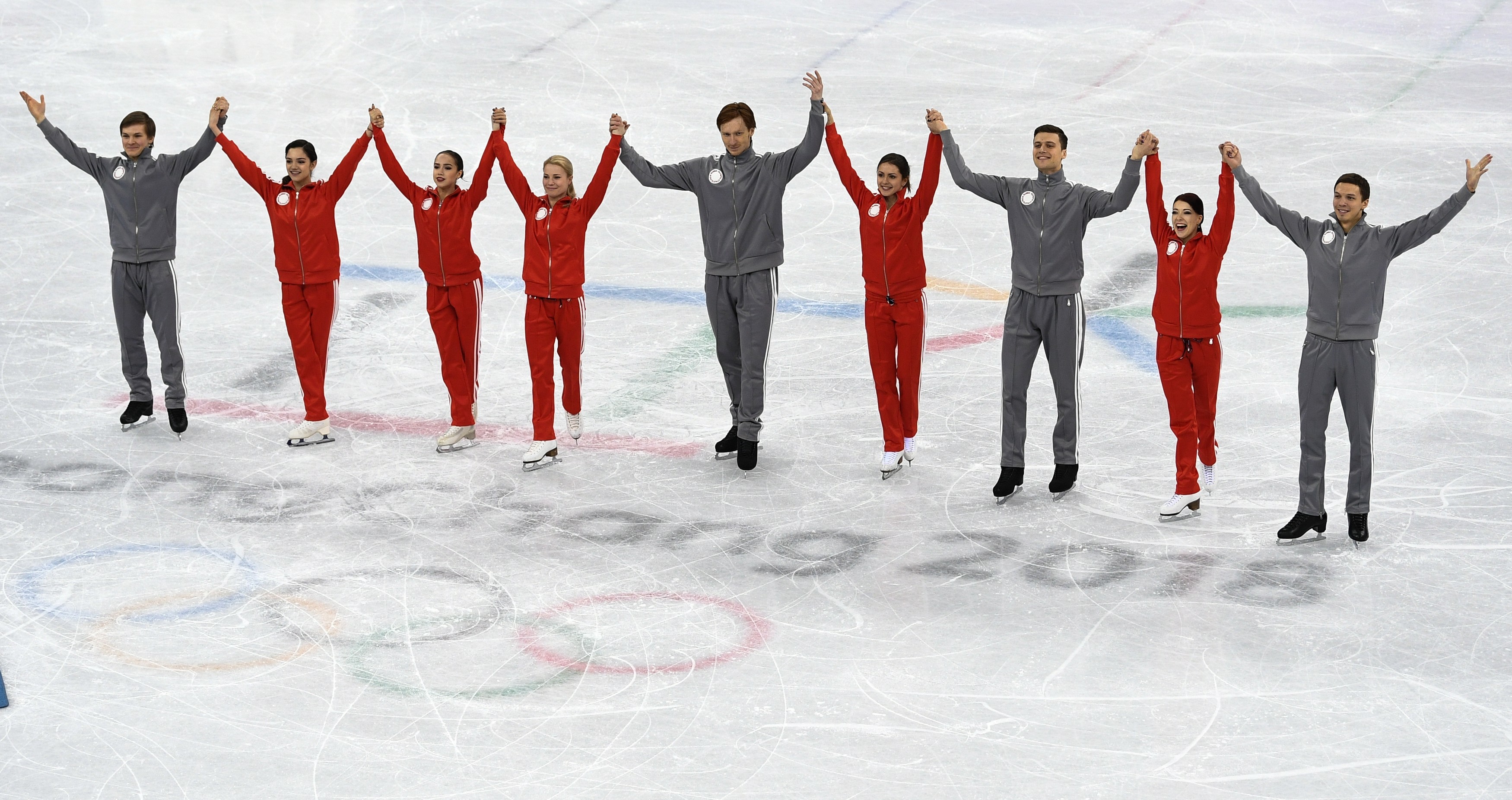 Российские фигуристы завоевали серебряные медали Олимпийских игр. Фото: ©РИА Новости/Александр Вильф