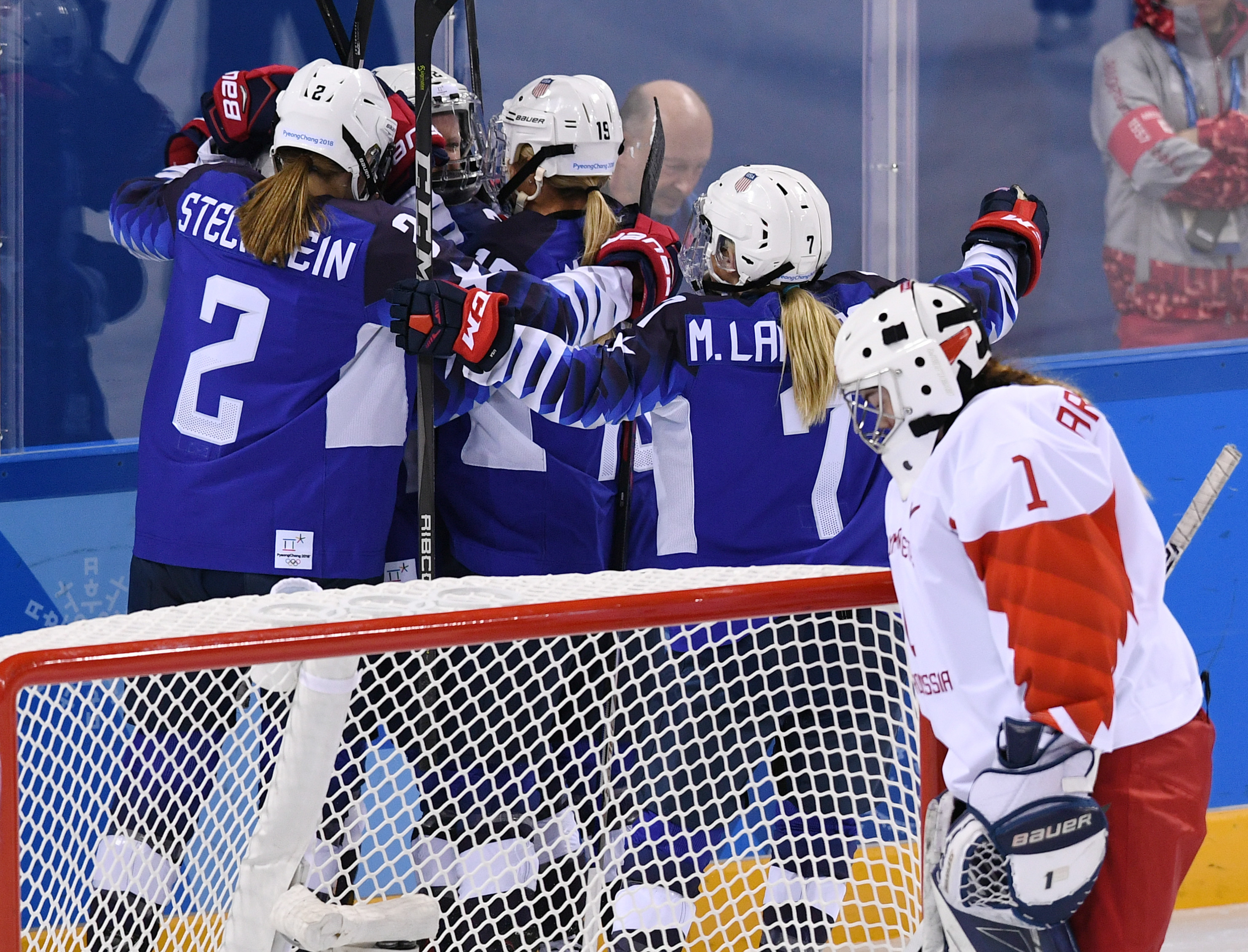 Женская сборная России по хоккею уступила США со счётом 0:5. Фото: © РИА Новости/Александр Вильф
