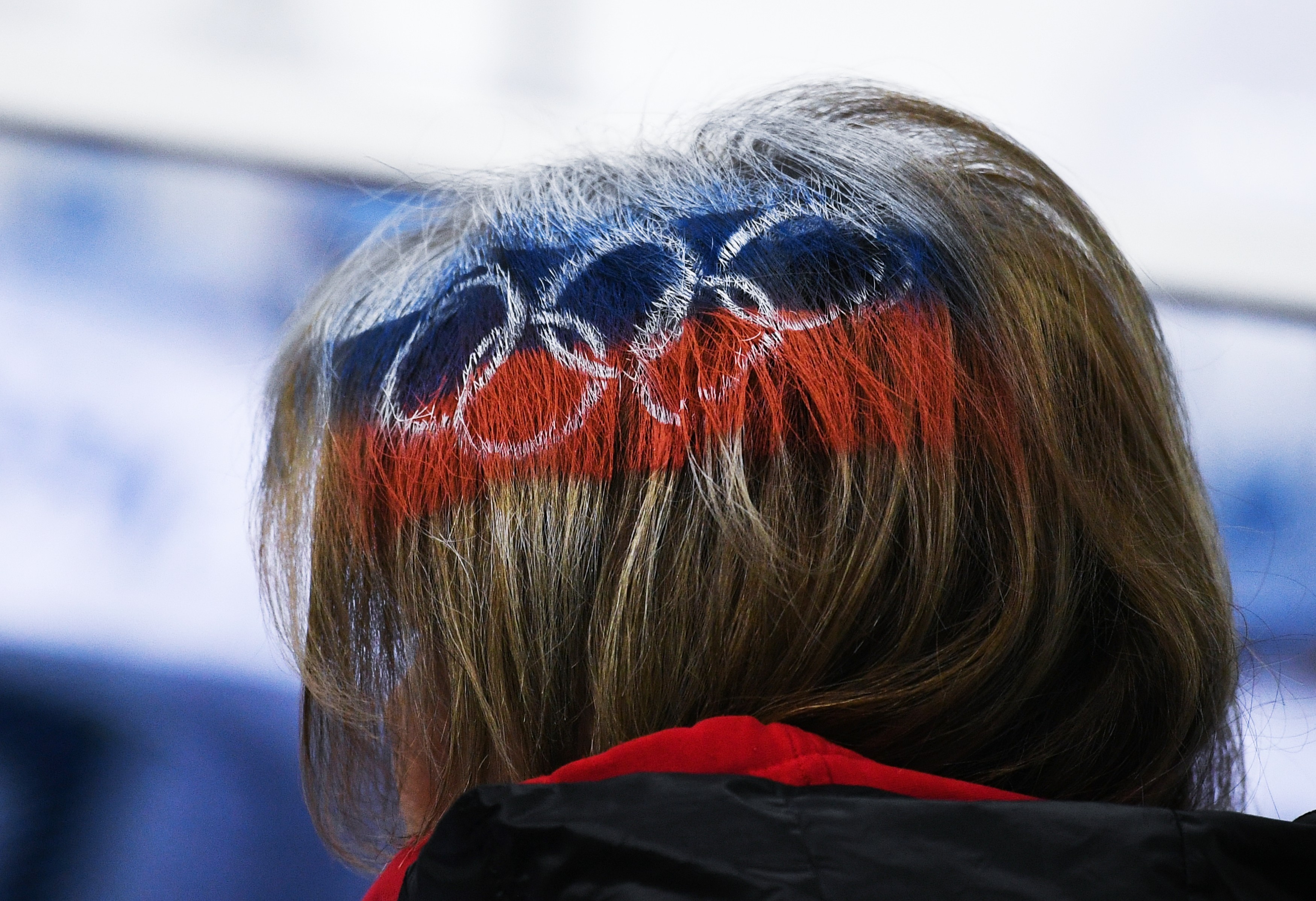 Российская болельщица на хоккейном матче Россия — Словения. Фото: © РИА Новости/Александр Вильф