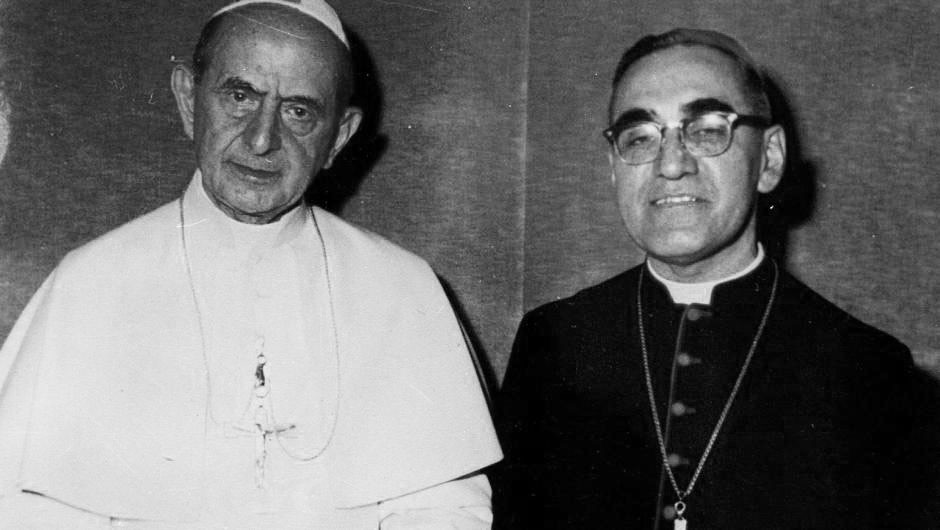 Папа Павел VI и Оскар Ромеро (1978). Фото: © Wikipedia.org