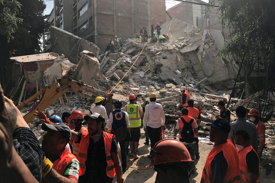 Мехико после землетрясений в 2017 году. Фото: &copy; REUTERS