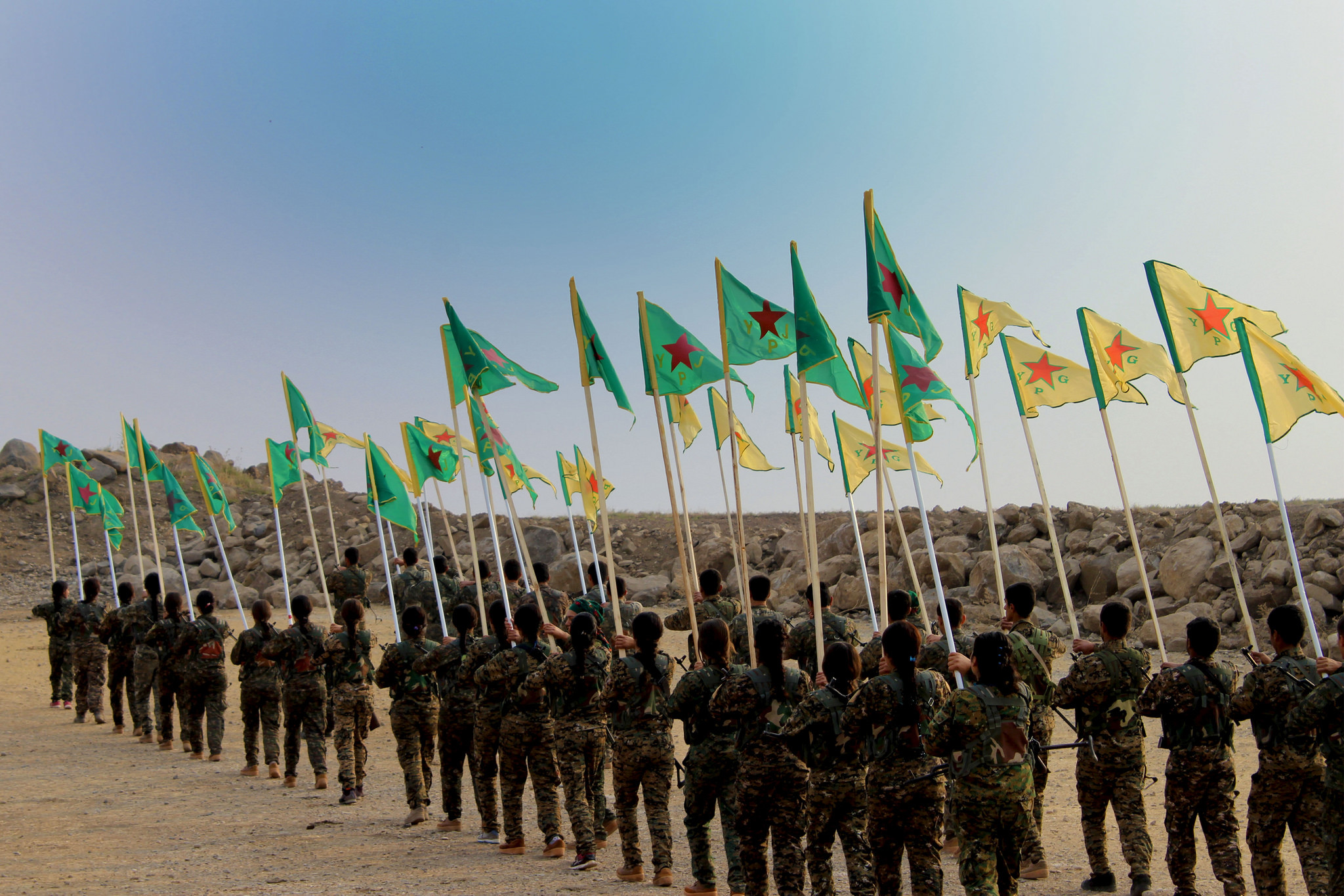 Курдские бойцы YPG. Фото: © flickr / Kurdishstruggle