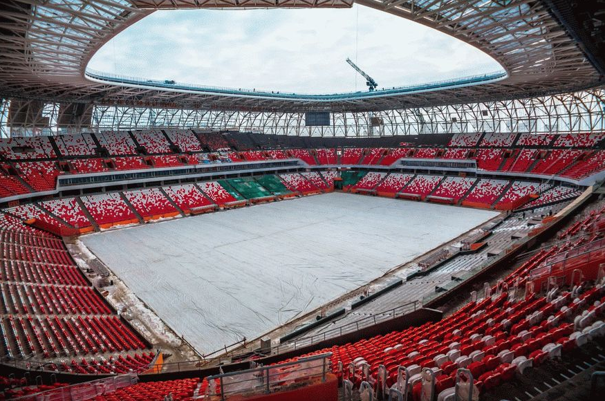 "Мордовия-арена" в феврале 2018 года. Фото: © Соцсети