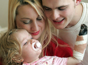 Семья — Адам, Сара и Тилли Локи. Фото © womanthology.co.uk